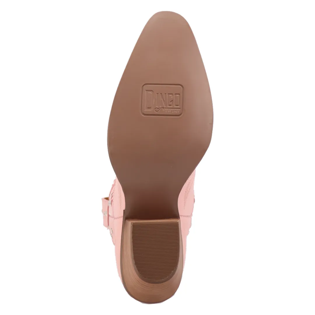 Online Exclusive | Dingo | Precious Leather Bootie in Pink **PREORDER