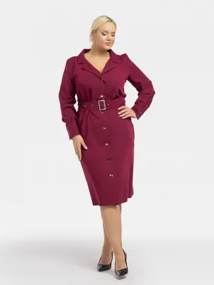 Plus size dress model 193902 Karko