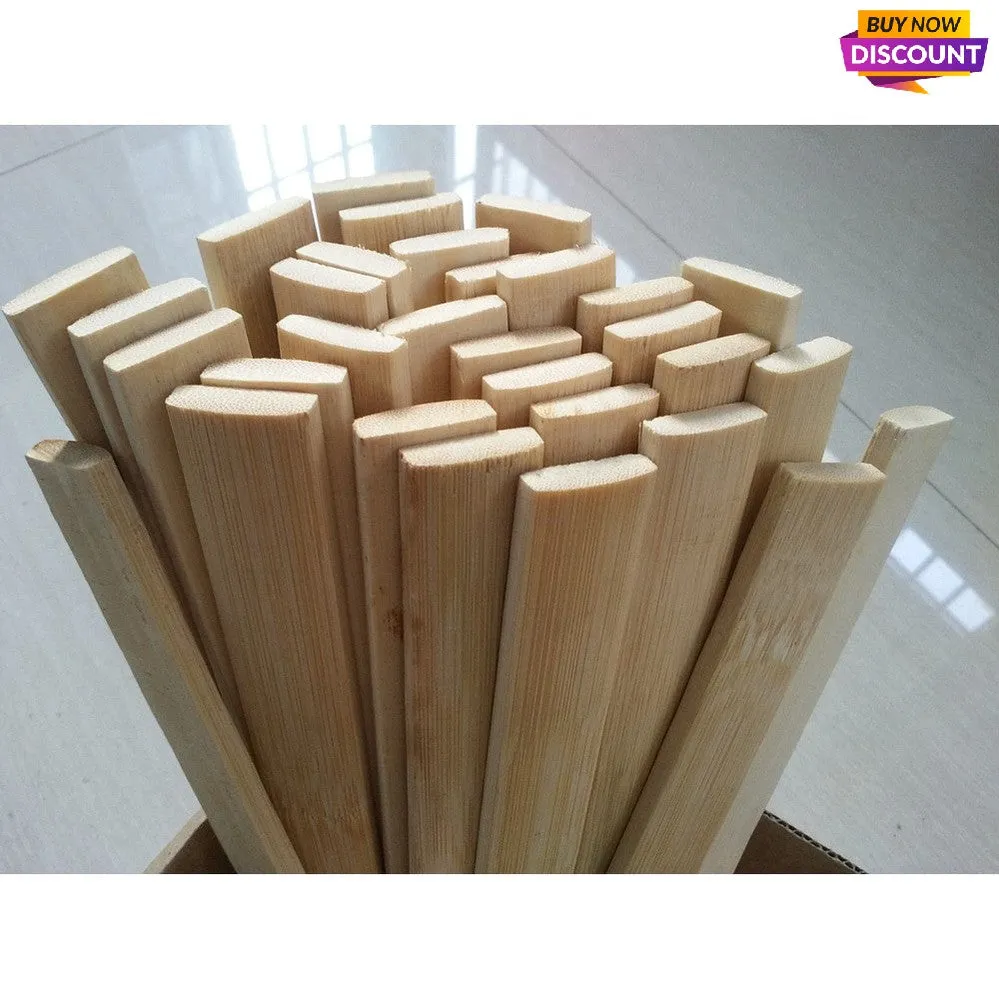 Premium L65"/165cmXW2-3cm Bamboo Slats/Strips/Flat for Diverse Crafting and Building Projects - Wholesale