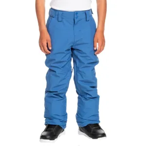 Quiksilver Boys Estate Youth Snow Pant- Cobalt (BPCW)