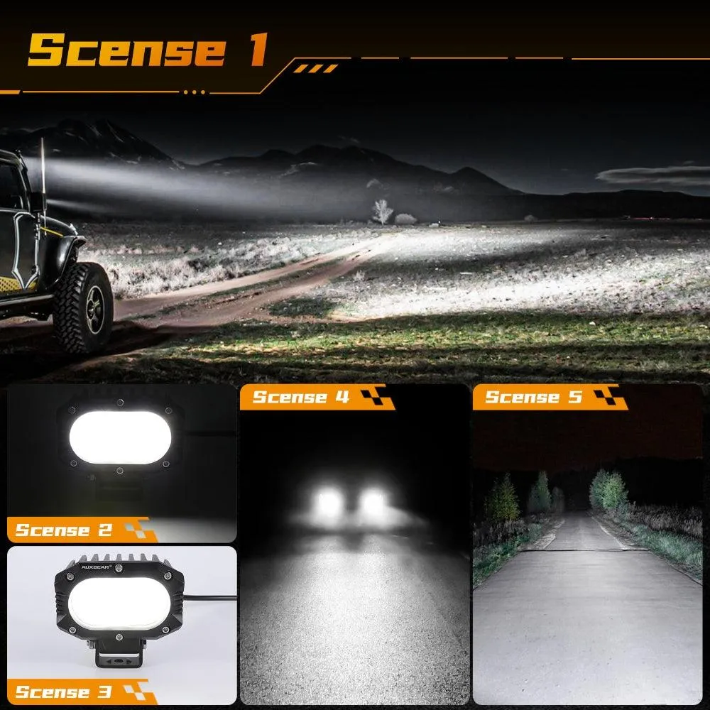 R4 Series | 4 Inch 60W Spot Beam LED Pods Light White Driving Light