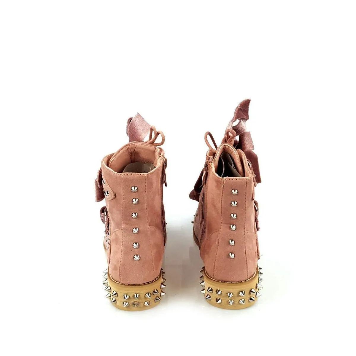 Ria Studded Sole Ankleboot With Bow