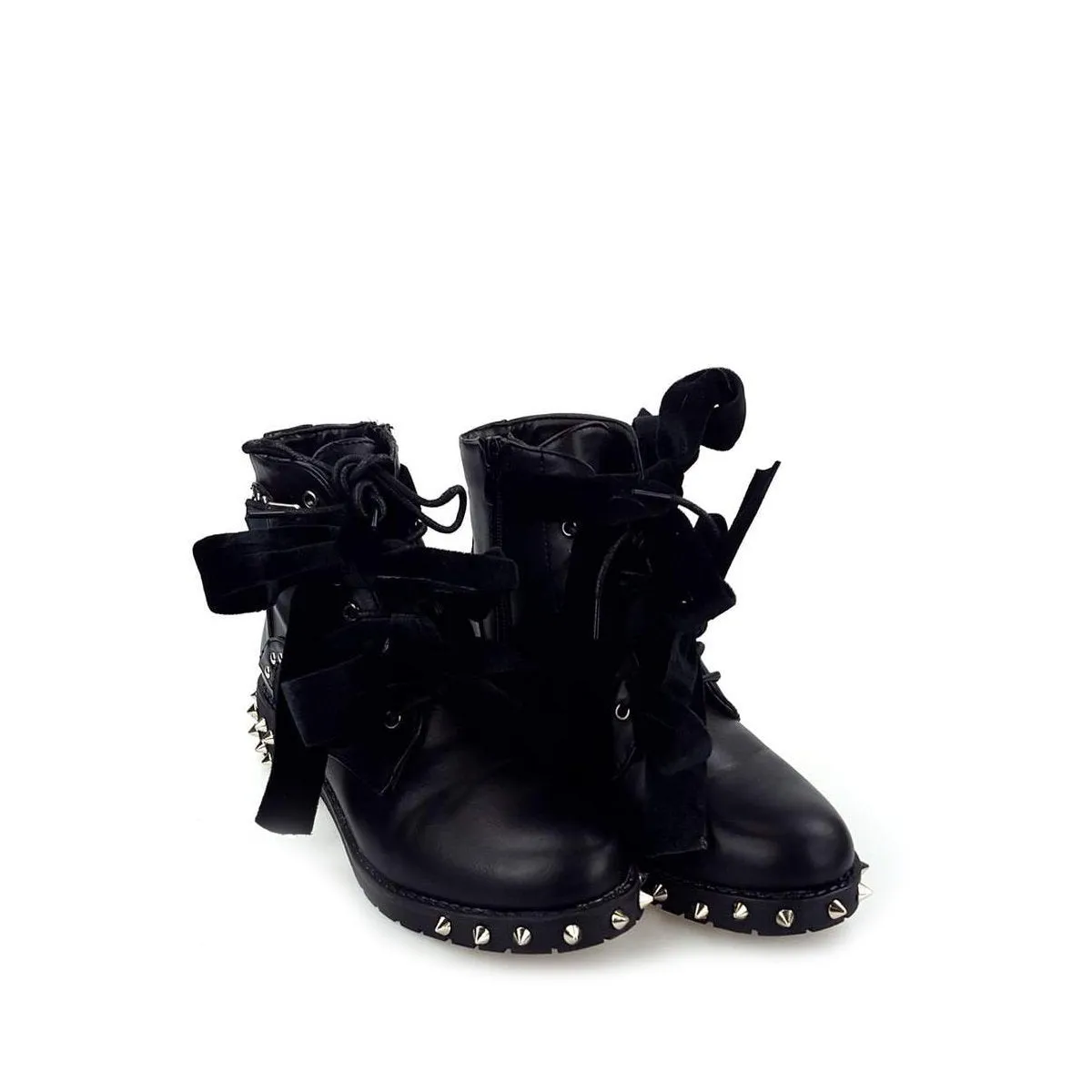 Ria Studded Sole Ankleboot With Bow