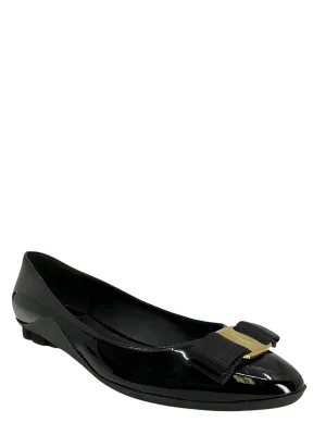 Salvatore Ferragamo Vara Bow Patent Leather Pumps Size 7.5