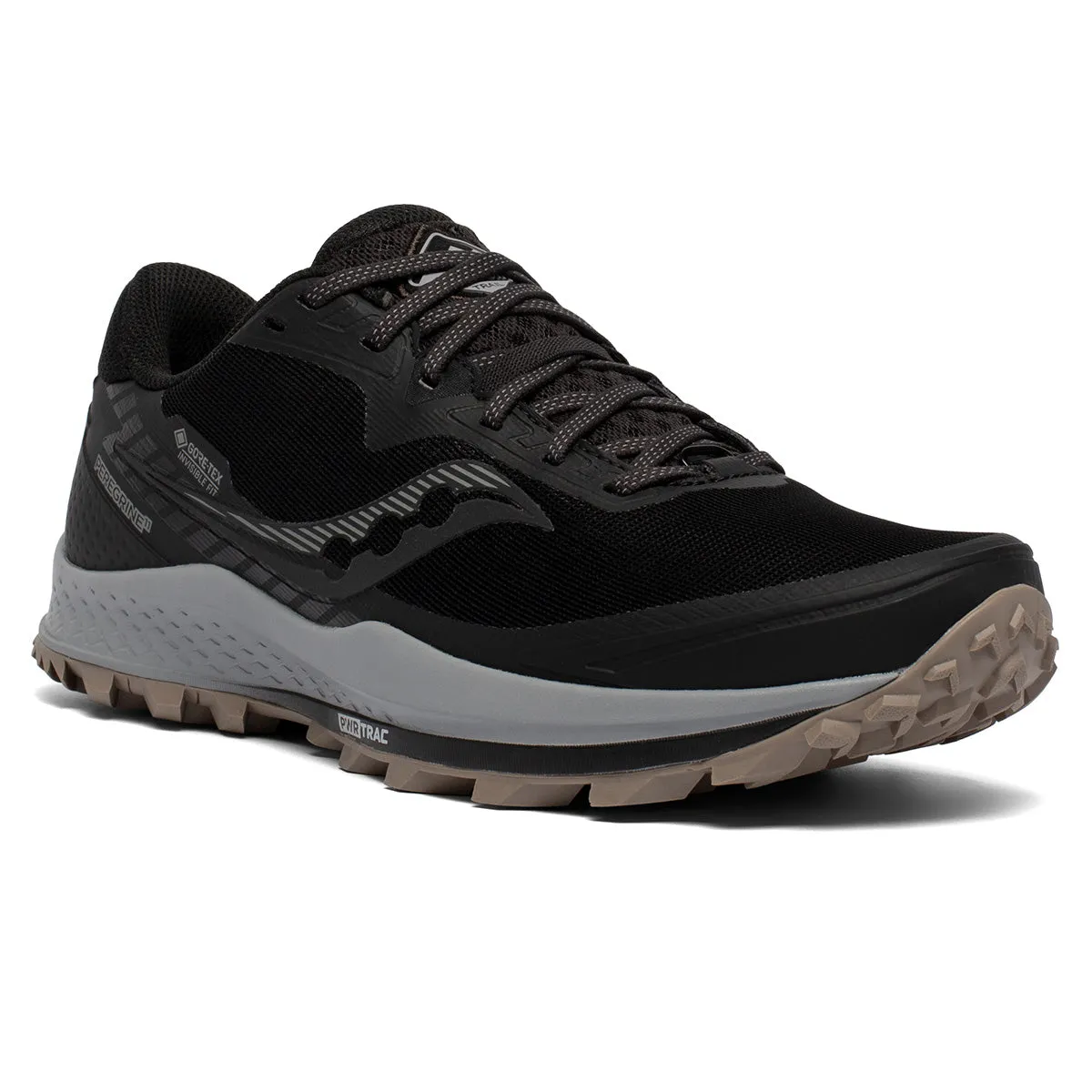 Saucony Peregrine 11 GTX Mens | Black/gravel