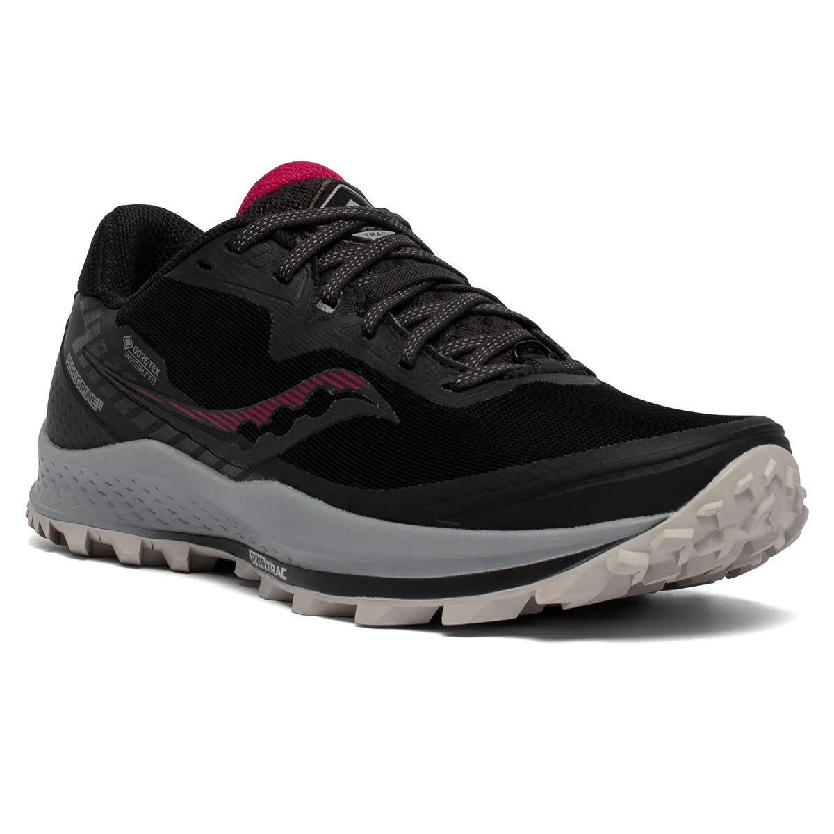 Saucony Peregrine 11 GTX Womens | Black/cherry