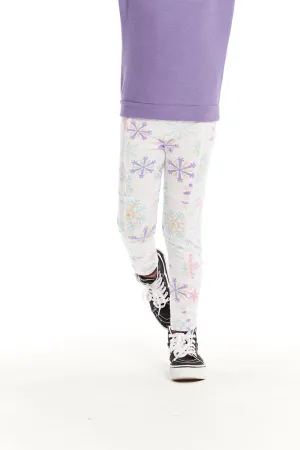 Seamed Panel Snowflake Jogger