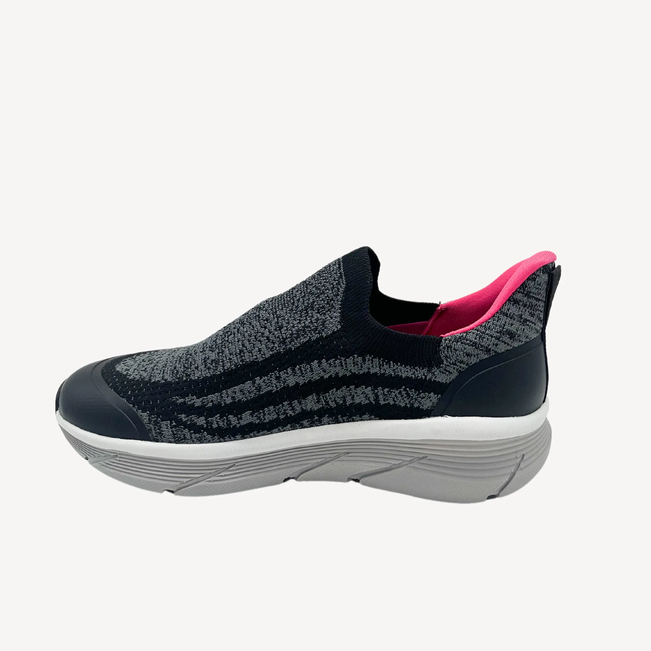 SJ Cushion Slip On Women Black Pink