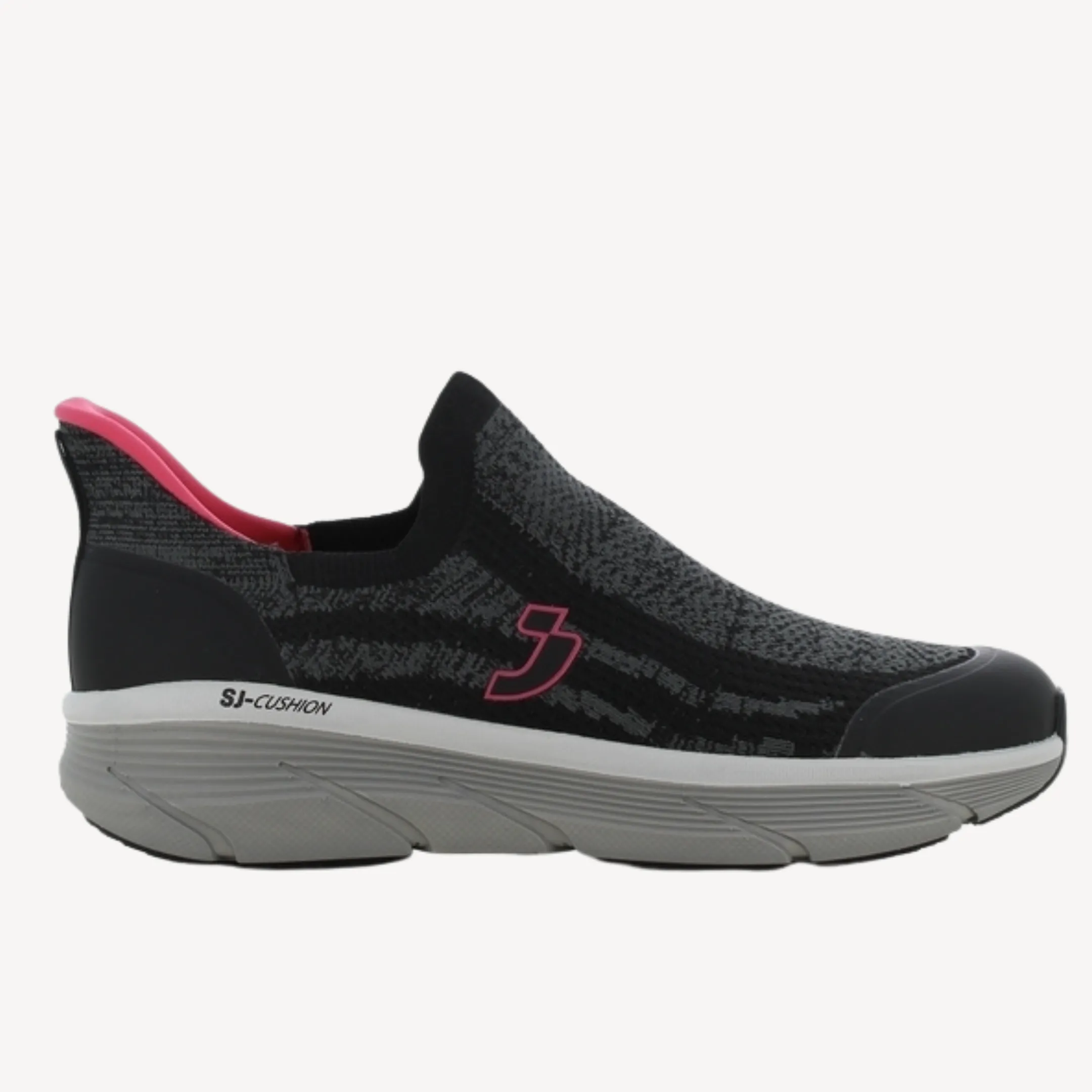 SJ Cushion Slip On Women Black Pink