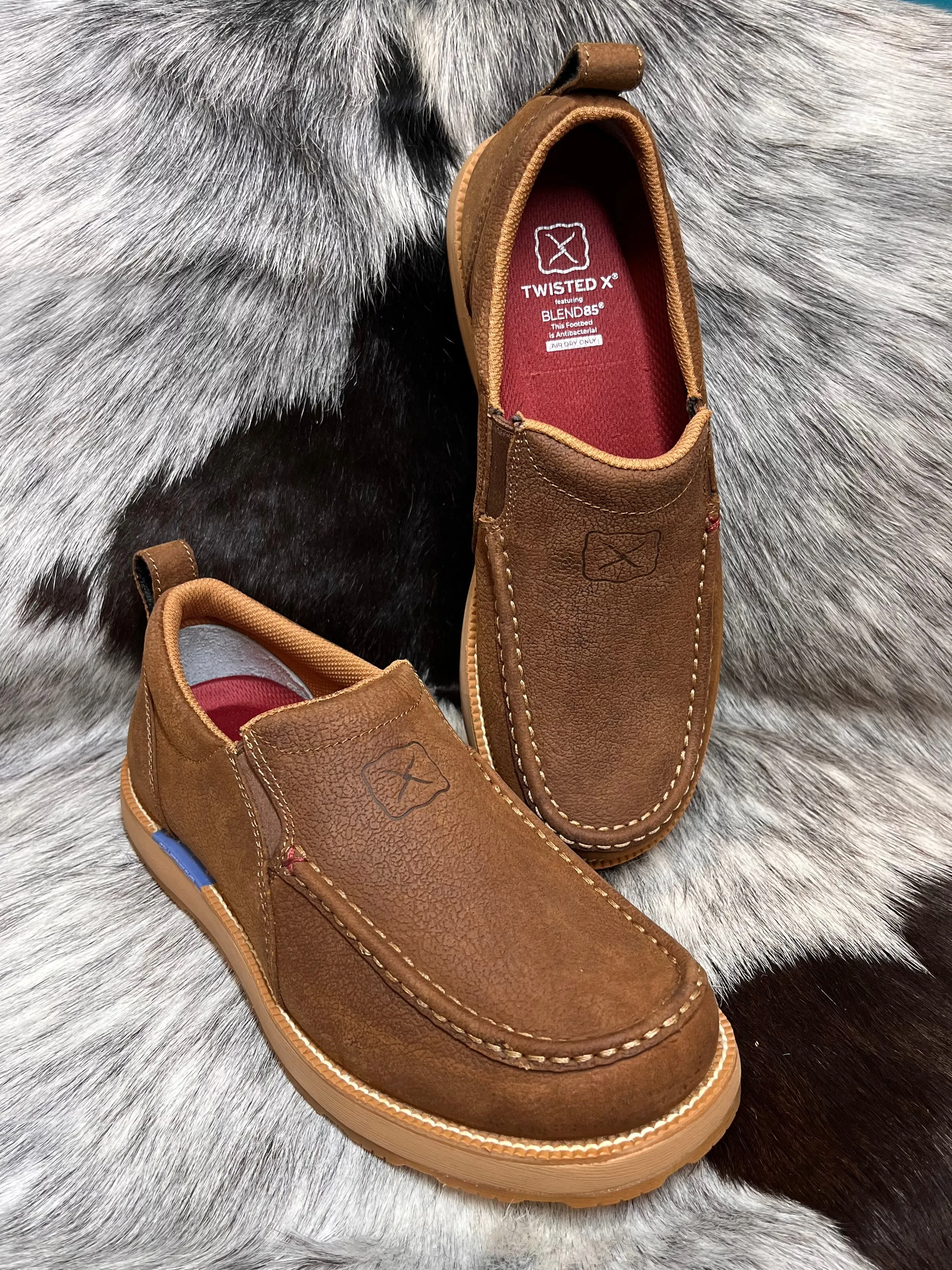 Twisted X Men’s Tawny Brown CellStretch® Driving Moc MCAX004