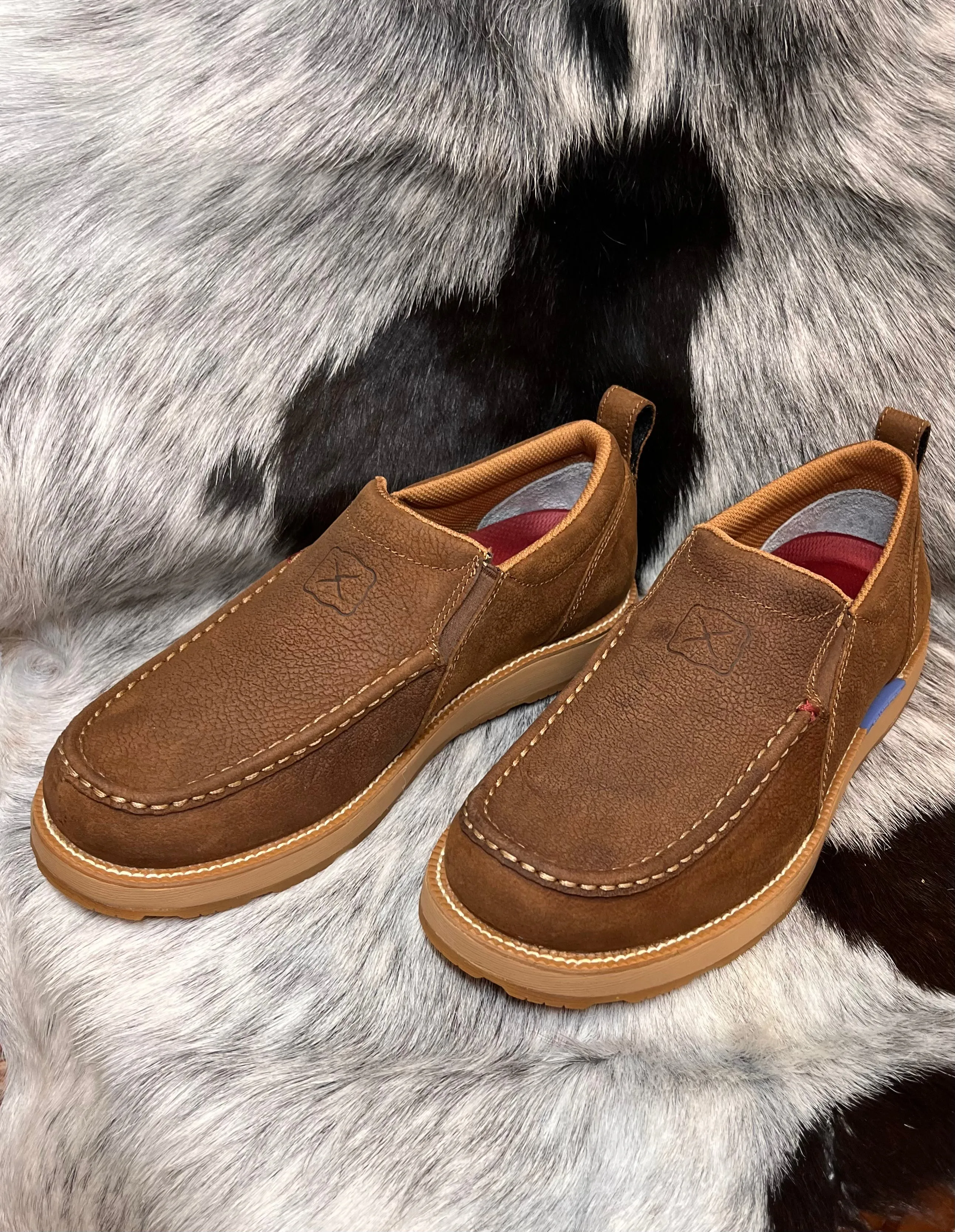 Twisted X Men’s Tawny Brown CellStretch® Driving Moc MCAX004