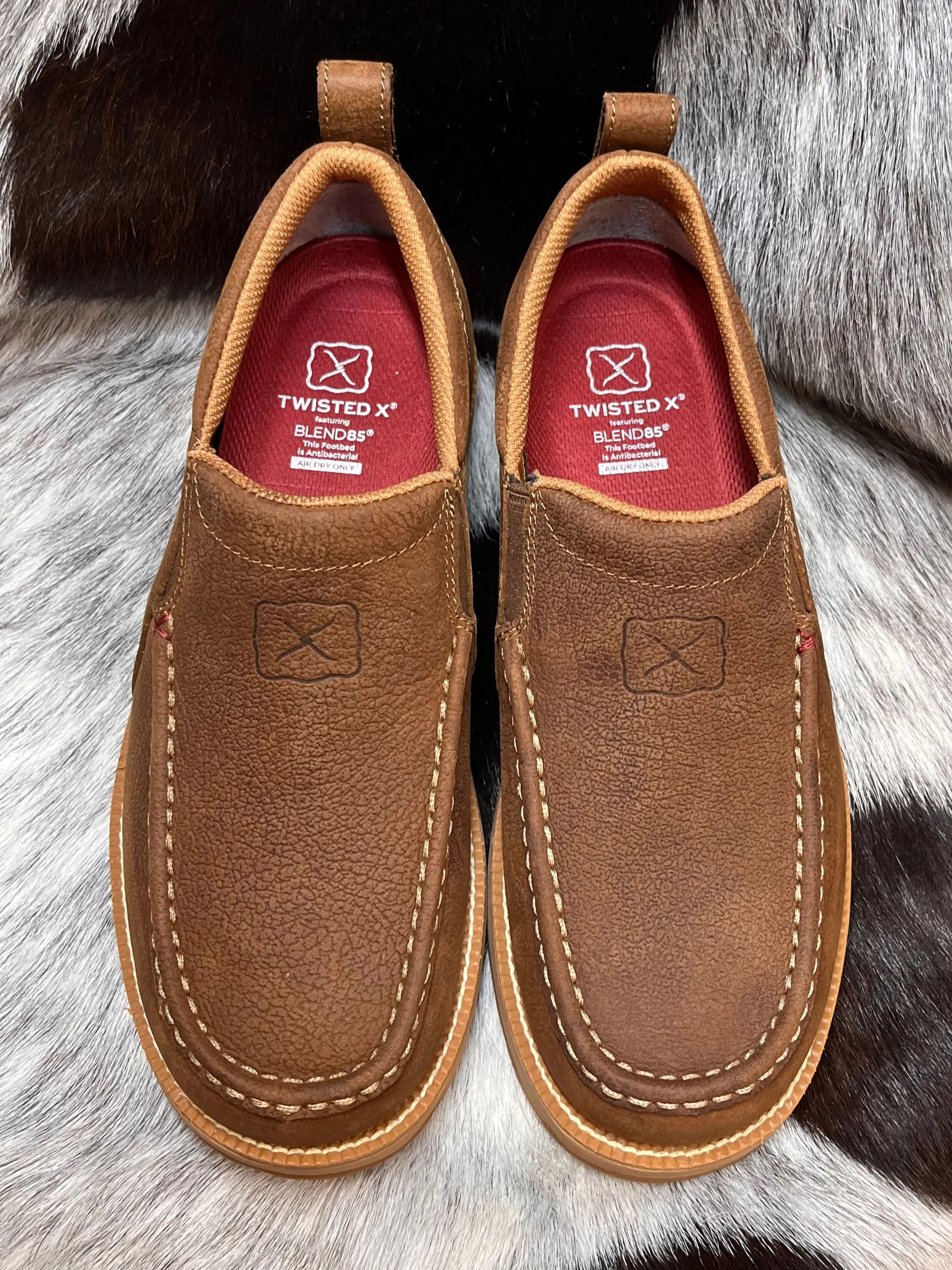 Twisted X Men’s Tawny Brown CellStretch® Driving Moc MCAX004