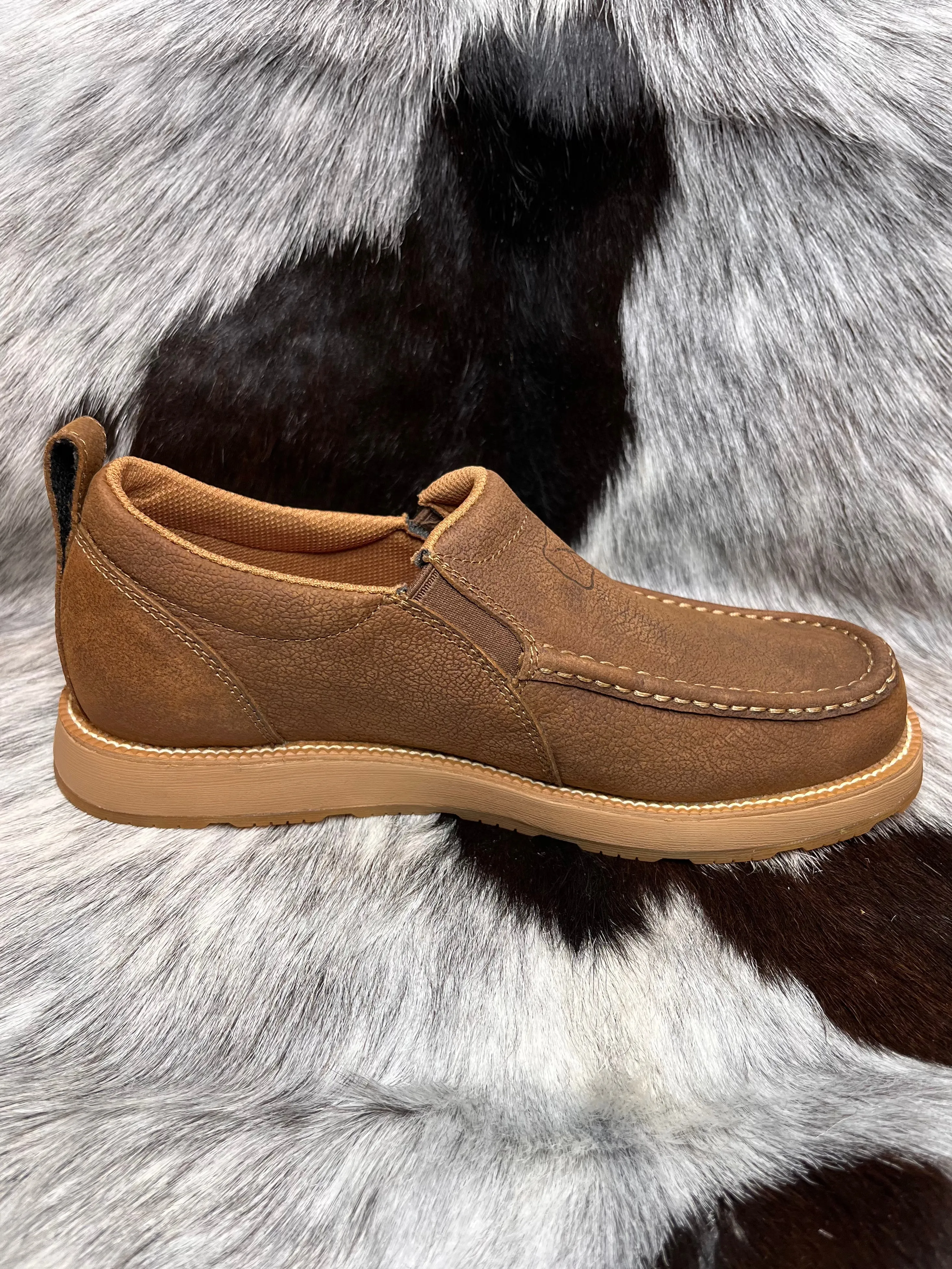 Twisted X Men’s Tawny Brown CellStretch® Driving Moc MCAX004