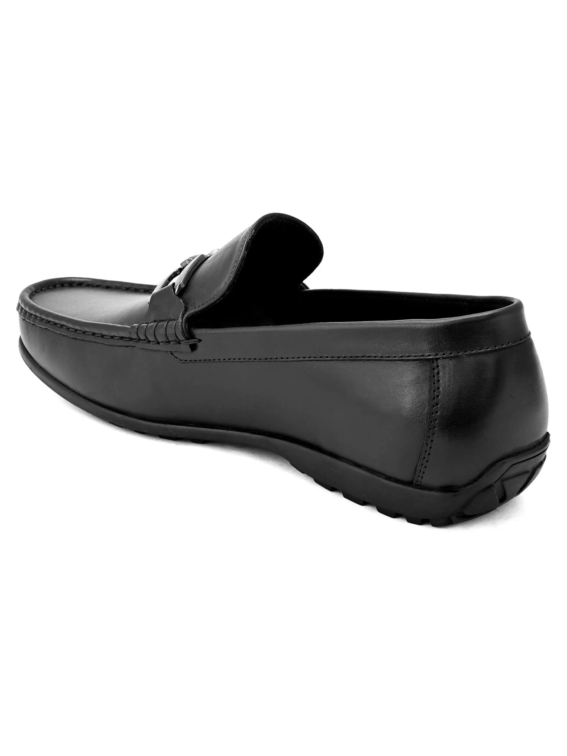 Venetto Black Driving Loafers