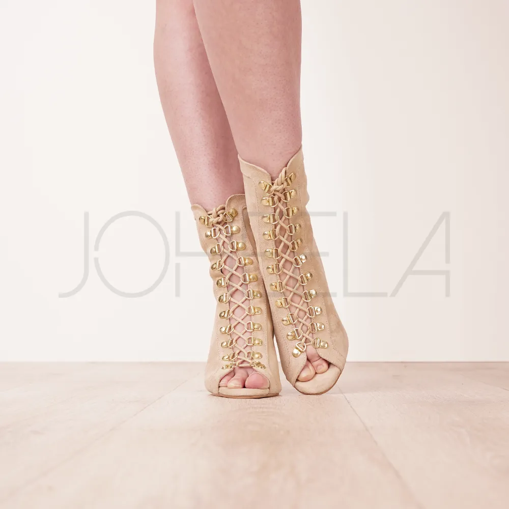 Victoria beige - Talons stilettos - Personnalisable