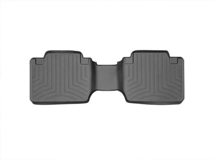 Weathertech® • 440215 • FloorLiner • Molded Floor Liners • Black • Second Row • Toyota Tacoma 12-22