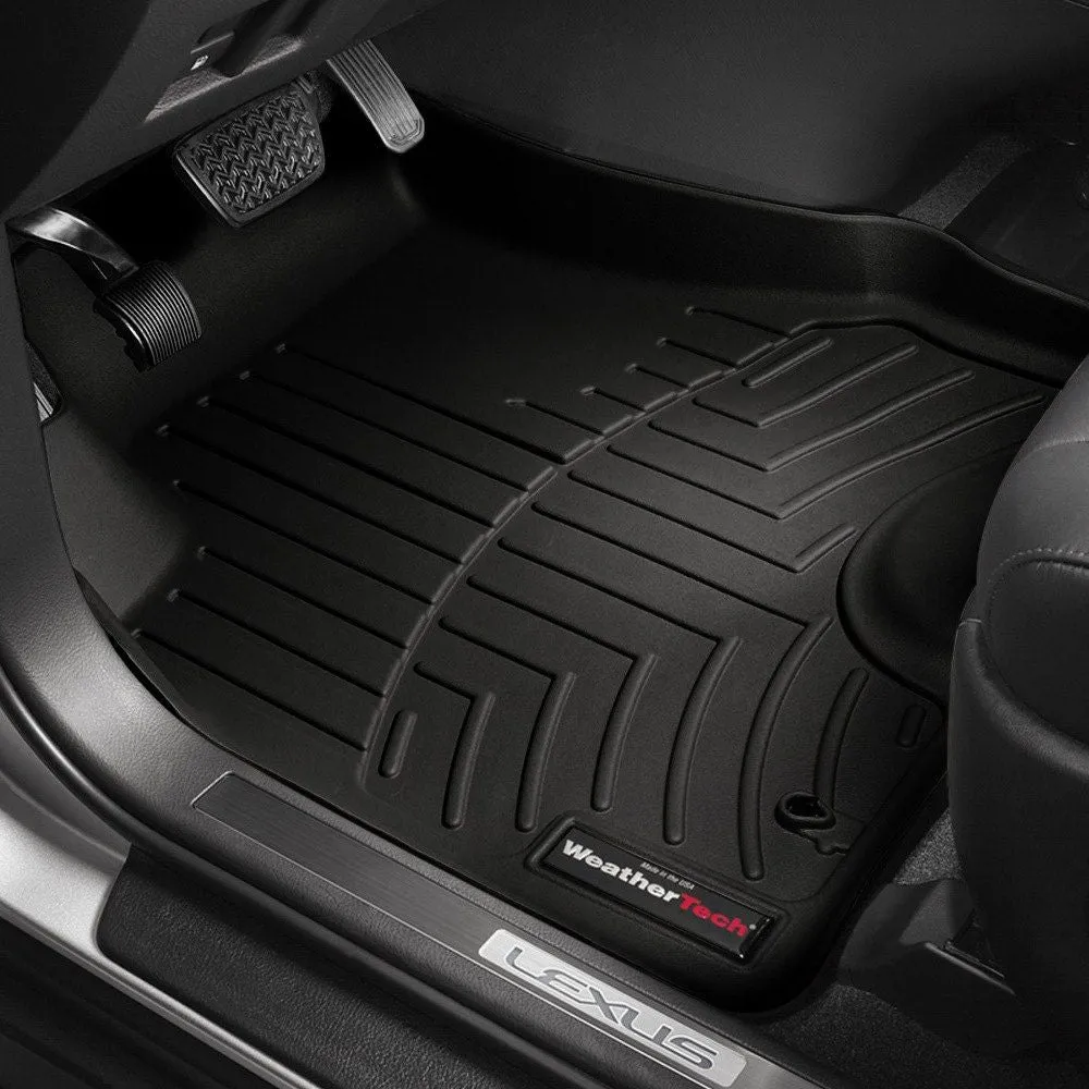 Weathertech® • 440281 • FloorLiner • Molded Floor Liners • Black • First Row • Chevy Silverado / GMC Sierra 1500/2500 99-07, 3500 01-07