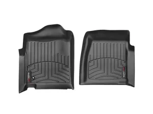 Weathertech® • 440281 • FloorLiner • Molded Floor Liners • Black • First Row • Chevy Silverado / GMC Sierra 1500/2500 99-07, 3500 01-07