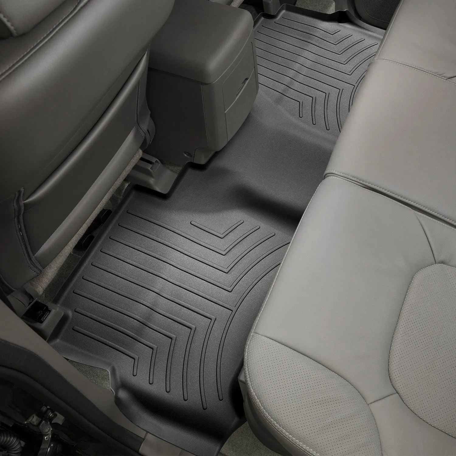 Weathertech® • 440473 • FloorLiner • Molded Floor Liners • Black • Second Row • Nissan Frontier 05-21 / Suzuki Equator 09-13