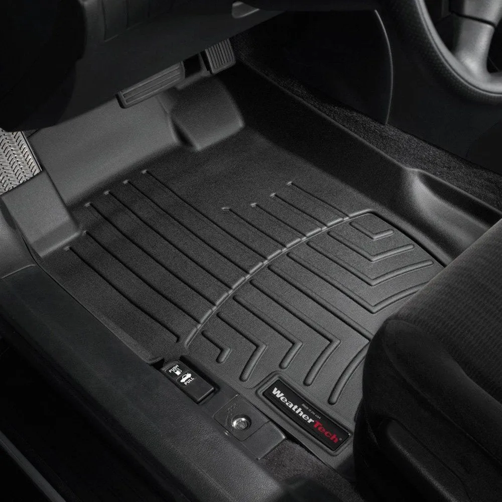 Weathertech® • 440601 • FloorLiner • Molded Floor Liners • Black • First Row • Honda Accord 03-07