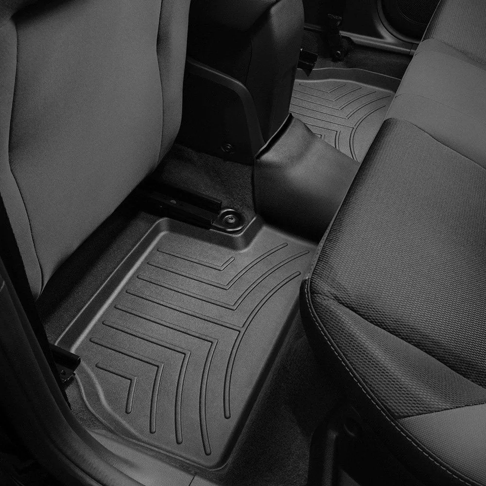 Weathertech® • 440752 • FloorLiner • Molded Floor Liners • Black • Second Row • Ford Focus 12-18