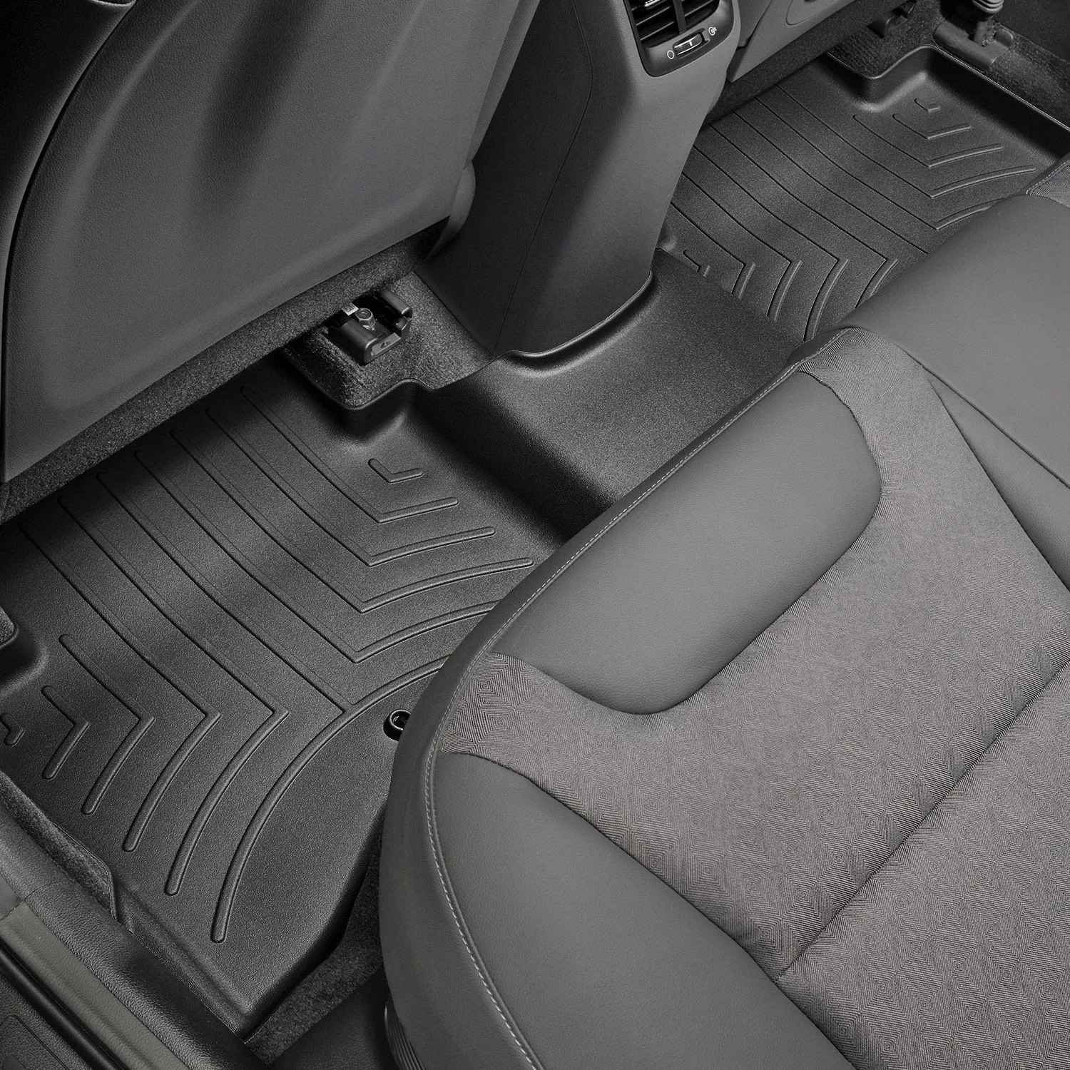 Weathertech® • 4410363 • FloorLiner • Molded Floor Liners • Black • Second Row • Kia Niro 17-22