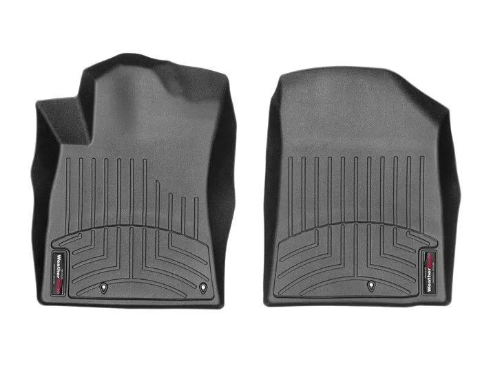 Weathertech® • 4411151 • FloorLiner • Molded Floor Liners • Black • First Row • Hyundai Ioniq 17-22