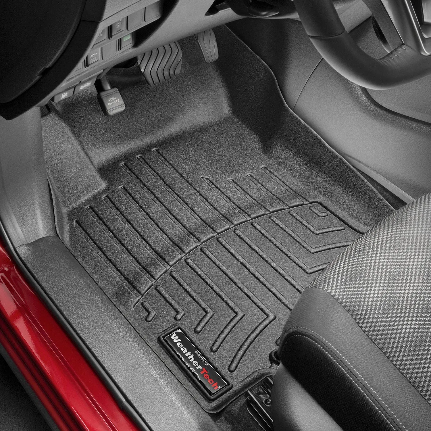 Weathertech® • 4411721 • FloorLiner • Molded Floor Liners • Black • First Row