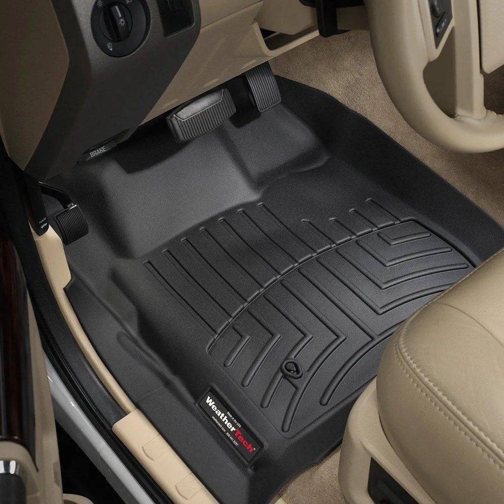 Weathertech® • 441201 • FloorLiner • Molded Floor Liners • Black • First Row • Ford F-250/350/450/550 08-10