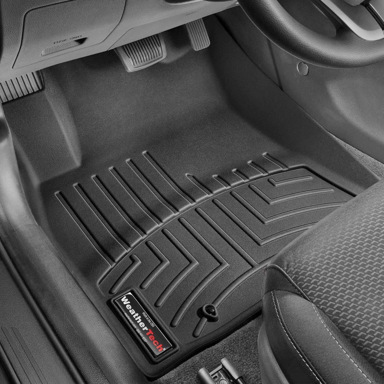 Weathertech® • 4412011 • FloorLiner • Molded Floor Liners • Black • First Row