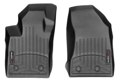 Weathertech® • 4412051 • FloorLiner • Molded Floor Liners • Black • Front • Jeep Compass 17-22