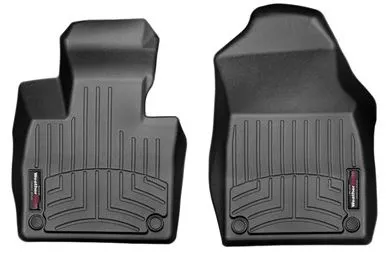 Weathertech® • 4412201 • FloorLiner • Molded Floor Liners • Black • First Row • Tesla 3 17-22