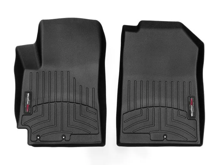 Weathertech® • 4412401 • FloorLiner • Molded Floor Liners • Black • First Row • Kia Rio / Rio 5-Door 18-23