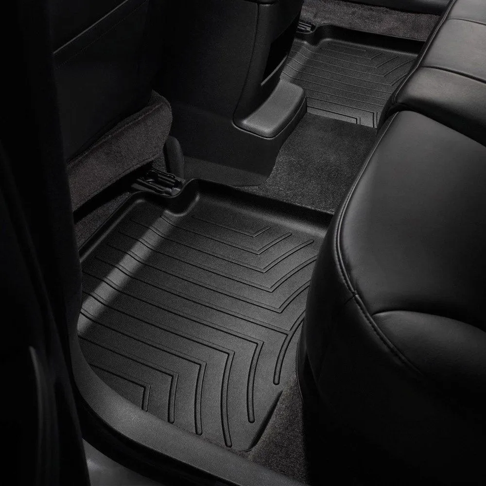 Weathertech® • 4412402 • FloorLiner • Molded Floor Liners • Black • Second Row • Kia Rio / Rio 5-Door 18-23