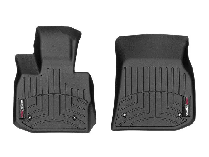 Weathertech® • 4412731 • FloorLiner • Molded Floor Liners • Black • First Row • BMW X3 18-23