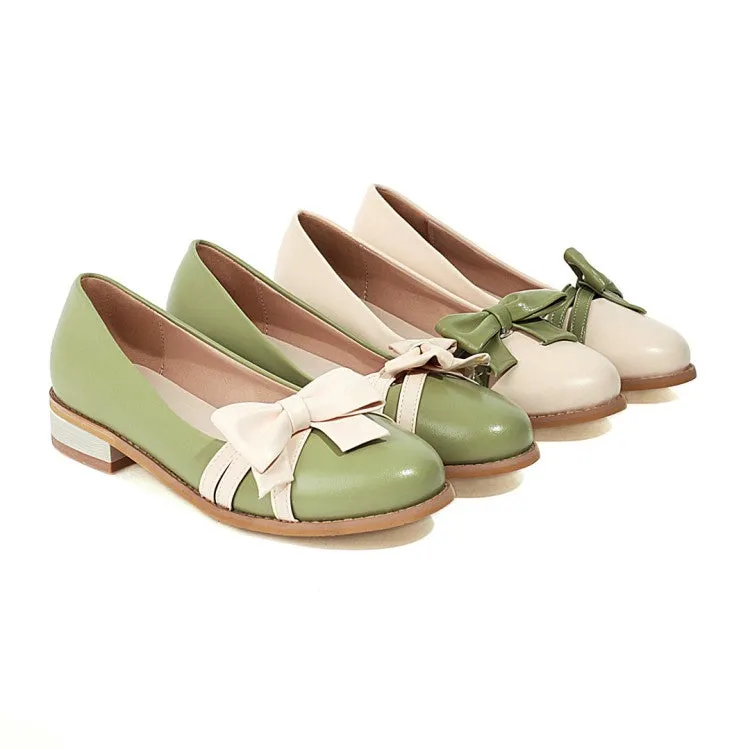 Women's  Bow Tie Flats Mary Jane Shoes