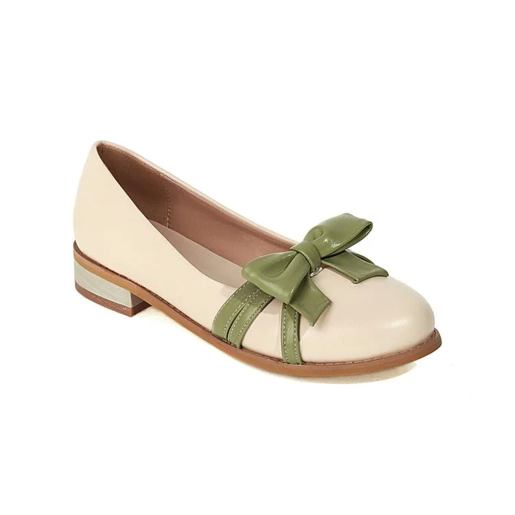 Women's  Bow Tie Flats Mary Jane Shoes