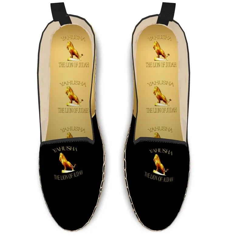 Yahusha-The Lion of Judah 01 Men's Flat Loafer Espadrilles